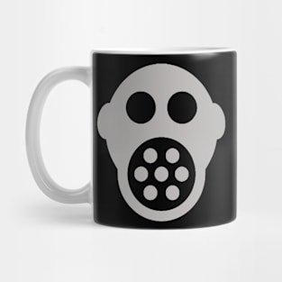 gray mask Mug